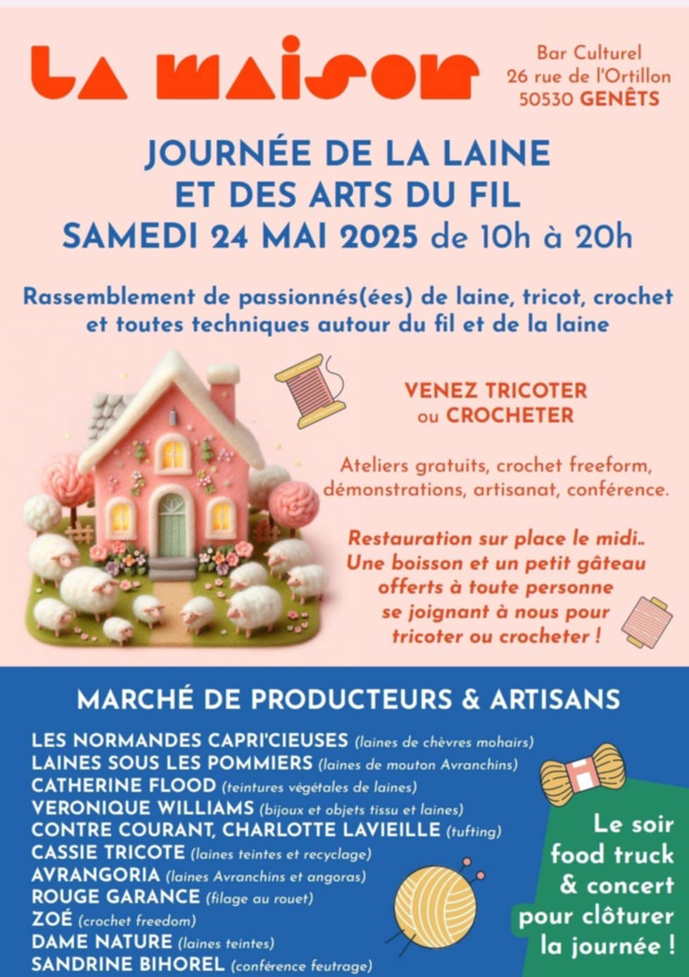 La Fête du Tricot à Genêts (50)