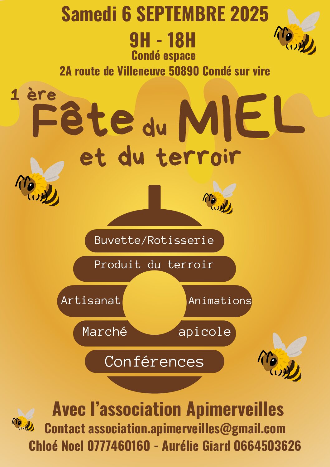 Fête du Miel et du Terroir 🍯 à Condé sur Vire (50)
