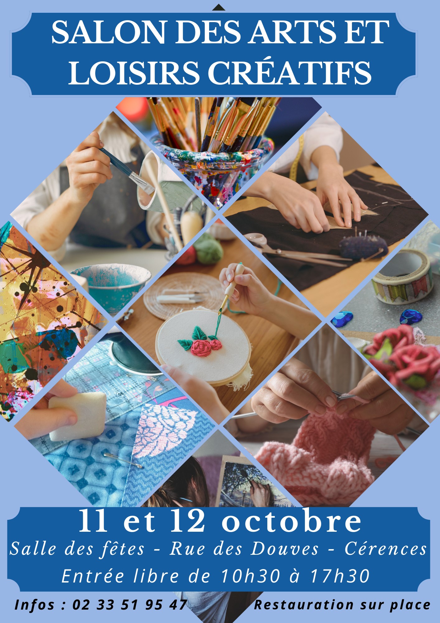 🎨 Salon des Arts & Loisirs Créatifs de Cérences 2025