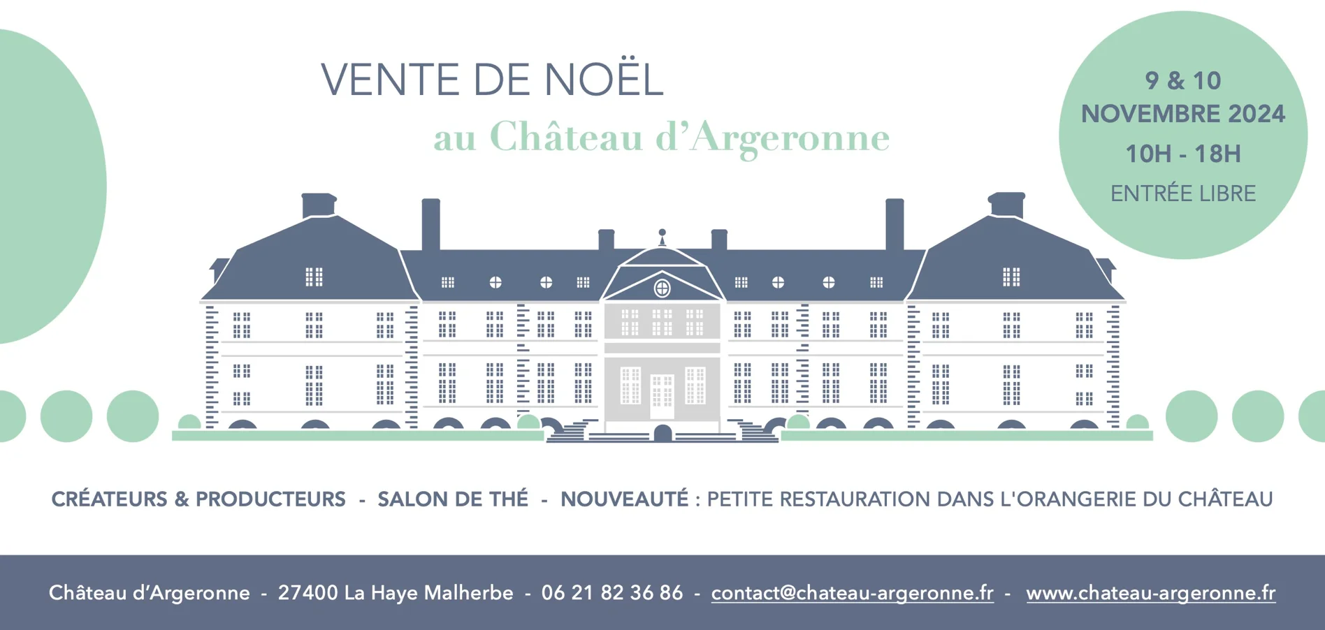 🎄 Marché de Noël du Château d’Argeronne (27)