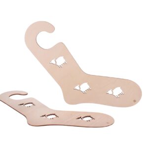Bloqueurs à chaussettes en bois