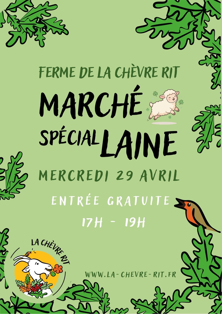 Marché spécial laine à Granville – La Chèvre Rit (Manche)