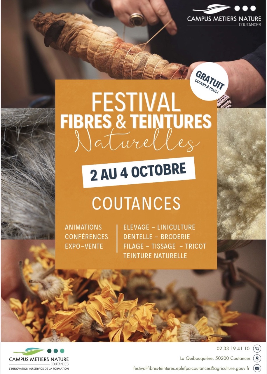 Festival Fibres et Teintures Naturelles à Coutances
