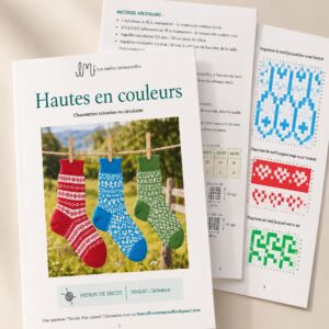 Hautes en couleurs — Trois modèles de chaussettes à tricoter en rond
